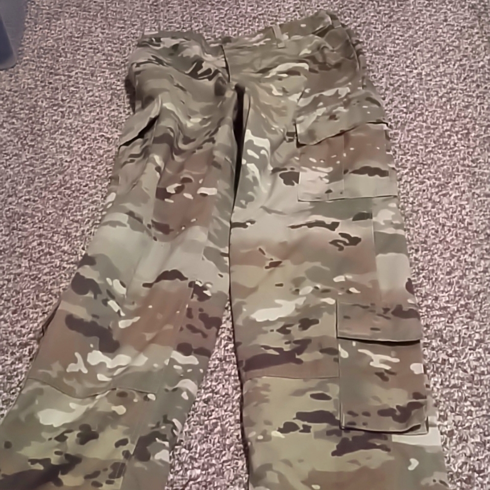 Surplus combat pants, insect guard